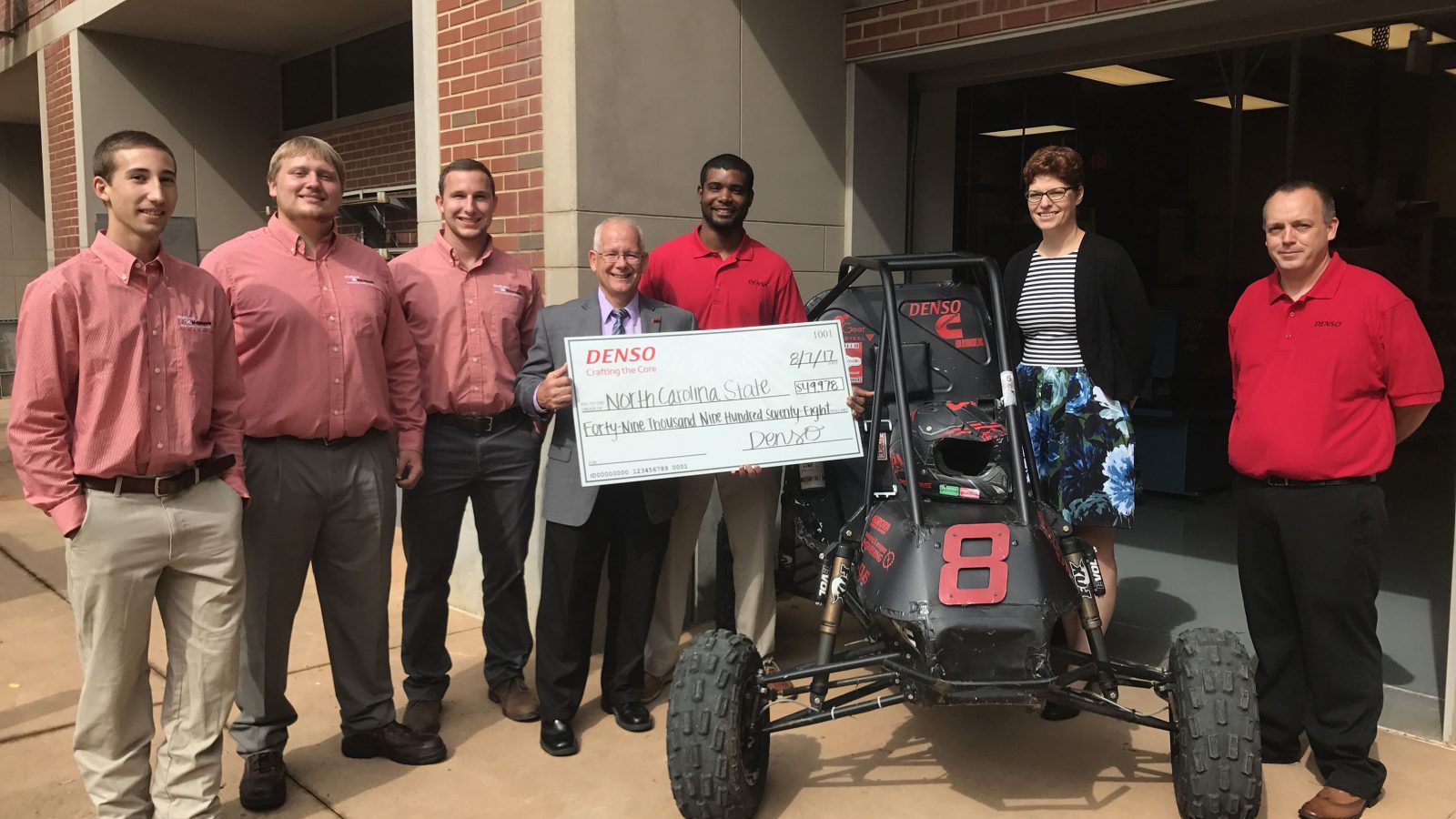 DENSO with Baja SAE team